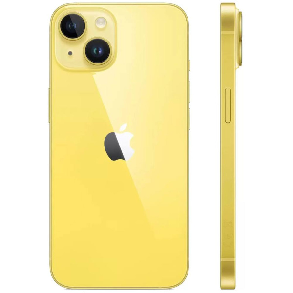 Смартфон Apple iPhone 14 желтый 3