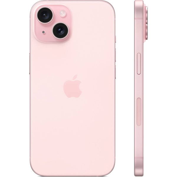 Смартфон Apple iPhone 15 розовый 2